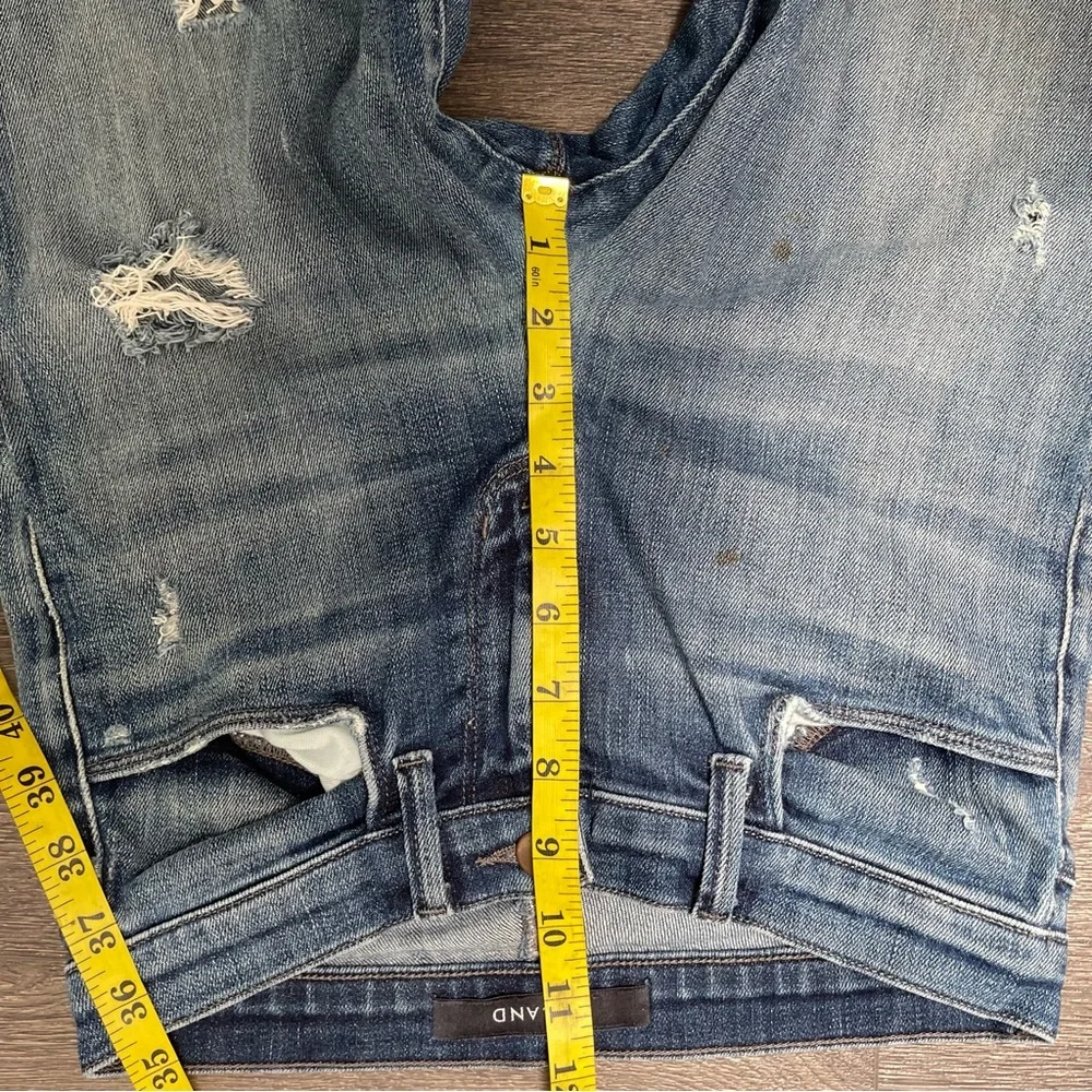 J Brand Light Blue Distressed Jeans Alana Size 24 - Picture 5 of 10